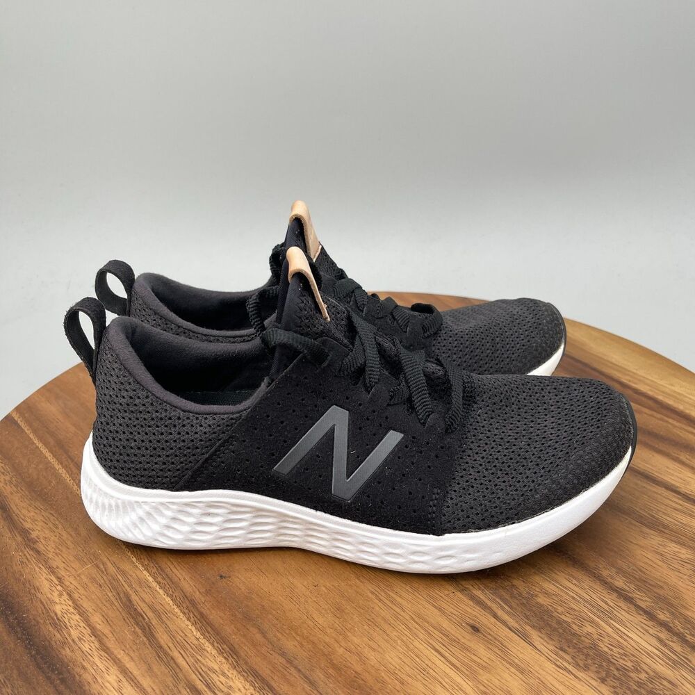 New Balance Fresh Foam Sport V1 Shoes Womens Size 8 B Black Running Comfort Gym